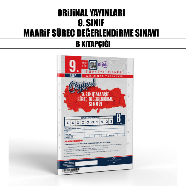 ORİJİNAL 09.SINIF TEMATİK SÜREÇ DEĞERL 1-B - 25-26